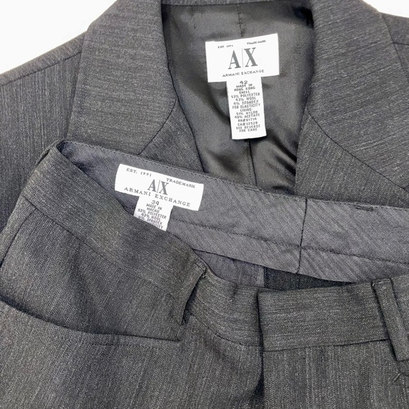 Armani Exchange Other - Armani Exchange Charcoal Men's Full Suit- Jacket & Pants